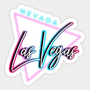 80's Retro Las Vegas Nevada Sticker